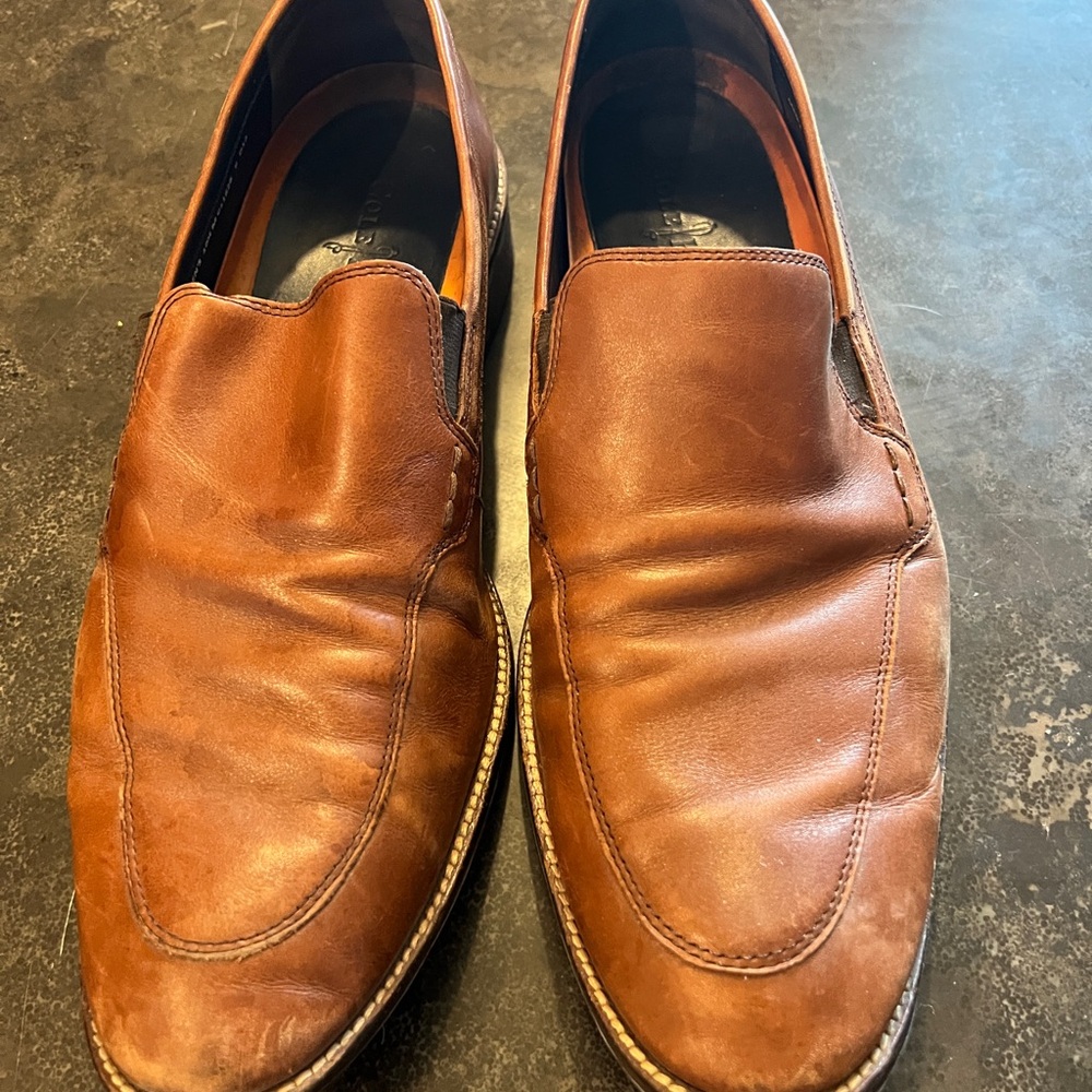 Brown Leather Men's Loafers
